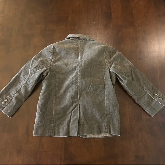 Janie and Jack Boys Gray Corduroy Blazer Jacket Size 2T - Picture 3 of 16